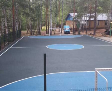 Спортивная площадка в Челябинской области, лагерь Утёс_3