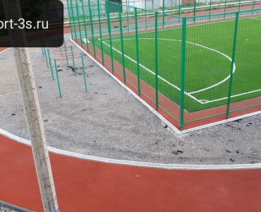 Мини-футбольное поле с беговым дорожкам, Челябинская область г. Усть - Катав_2